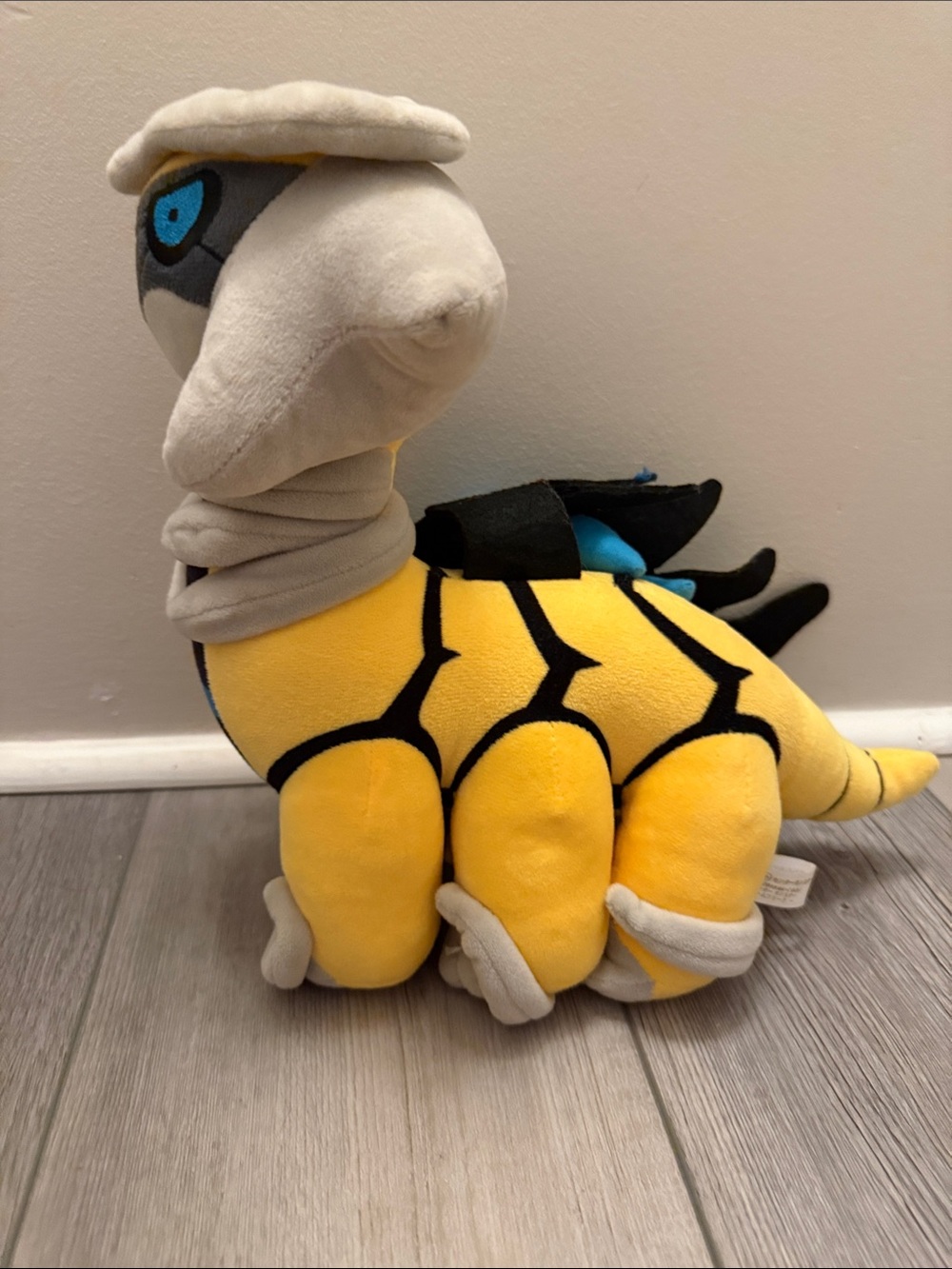 Yellow and Cream Plush giratina Pokémon - Soft Pet-Friendly Plush